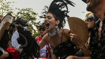 Entierro de Joselito Carnaval. / Foto: AFP.