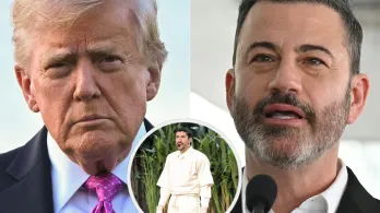 Kimmel responde críticas de Trump a Bad Bunny. / Fotos: AFP.