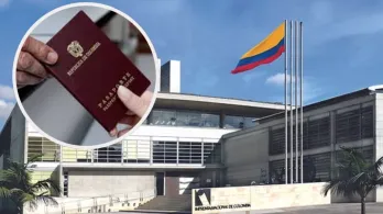 Máquinas para hacer pasaportes en la Imprenta Nacional. / Fotos: Cancillería e Imprenta Nacional.