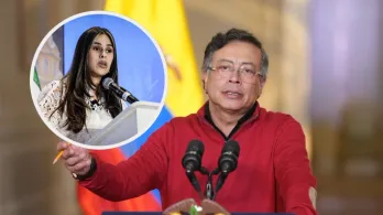 Petro sobre hijo de Ángela Vergara. / Fotos: Presidencia y X Angela Vergara.