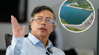 Presidente Petro cuestionan manejo de represas. / Fotos: Presidencia y Represa de Urrá.