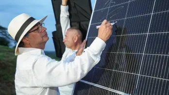 Petro destaca la transición energética. / Foto: Presidencia.