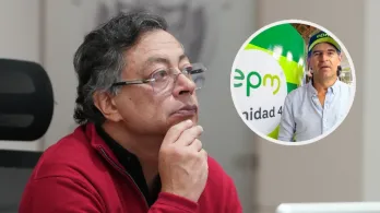 Petro sobre EPM y la tarifa de energía. / Fotos: Presidencia, Alcaldía de Medellín - IG Fico Gutiérrez.