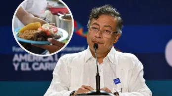 Presidente Petro sobre irregularidades en el PAE. / Fotos: AFP y MinEducación.