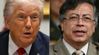 Encuentro Petro y Trump. / Foto: AFP.