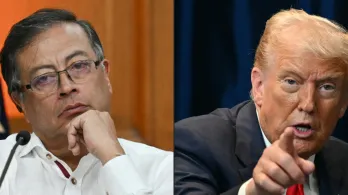 Encuentro Petro y Trump. / Foto: AFP.