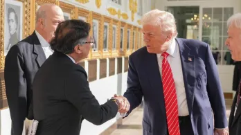 Encuentro Petro y Trump. / Foto: Presidencia.