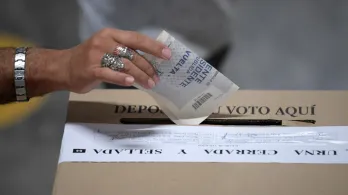 Seguridad para las elecciones en Colombia. / Foto: AFP.