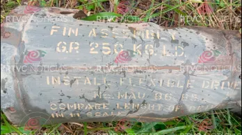 Bomba en frontera con Ecuador. / Foto: RTVC.