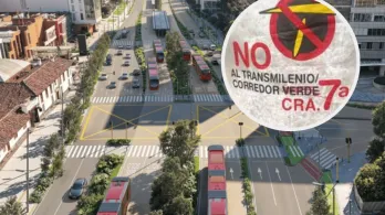 Protestas en el corredor verde. / Fotos: Alcaldía y Redes sociales.