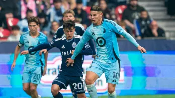 Debut de James Rodríguez. / Foto: AFP.