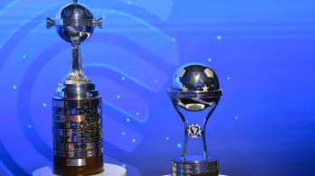 Sorteo de la Libertadores y Sudamericana. / Foto: AFP.