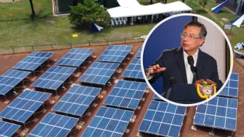 Petro sobre generación de energía limpia. / Fotos: Presidencia y MinEnergía.