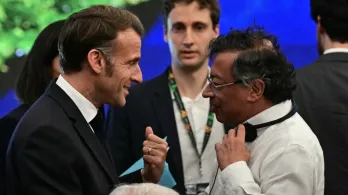 Gustavo Petro y Macron buscan alianza por la paz en Medio Oriente.