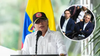 Petro sobre versión de presunto atentado contra gobernador de Antioquia y alcalde de Medellín. / Fotos: Presidencia y AFP.