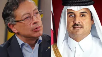 Petro con jefes de Estado de Oriente Medio. / Foto: Presidencia.