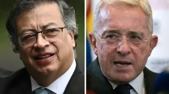 Petro le responde a Uribe. / Foto: AFP.