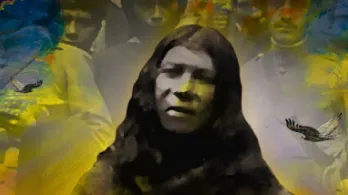 imagen de Manuel Quintín Lame, en el documental biográfico Quintín Lame, Raiz de los Pueblos