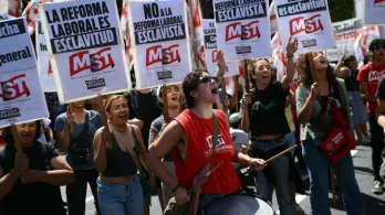 Reforma laboral en Argentina. / Foto: AFP.