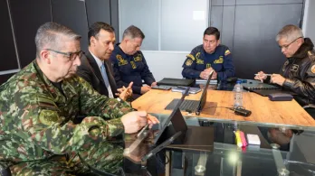 Reunión de defensa entre Colombia y Ecuador. / Foto: X MinDefensa.
