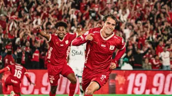 América de Cali en Bogotá. / Foto: X América de Cali.