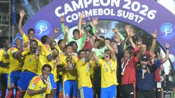 Colombia sub 17. / Foto: AFP.