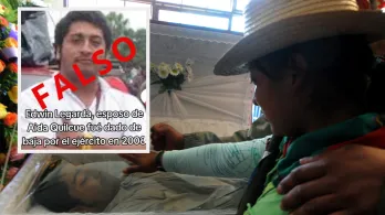 Edwin Legarda, esposo de Aida Quilcué. / Foto: AFP y Redes sociales.