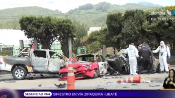 Explosión de carrotanque deja 5 muertos y 19 heridos en Accidente en vía Zipaquirá-Ubaté