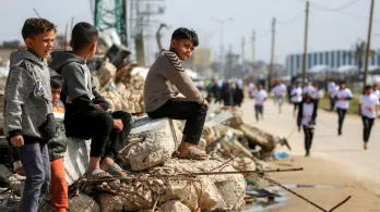 Actos genocidas en Gaza. / Foto: AFP.