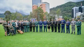 Gobierno rindió homenaje a militares víctimas del conflicto armado. / Fuerzas Militares.