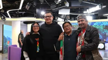 Reconocimiento a Hollman Morris por el pueblo Nasa. / Foto: Nairo Jacanamijoy.