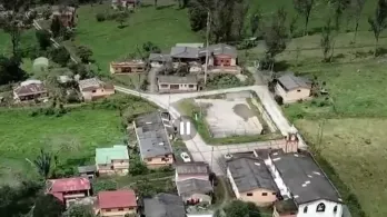fotografía panorámica de zona rural del municipio de La Calera