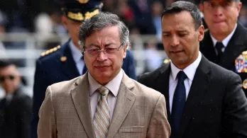 Presidente Petro destaca disminución de homicidios. / Foto: AFP.
