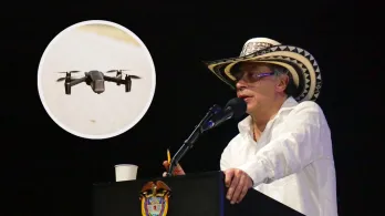 Petro sobre uso de drones para reforestación de Amazonía. / Fotos: Presidencia y Freepik.