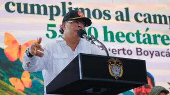 Presidente Petro en Puerto Boyacá. / Foto: Presidencia.