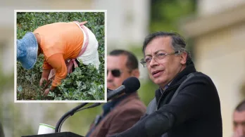 Presidente Petro sobre reducción de cultivos ilícitos. / Fotos: Presidencia y Radio Nacional de Colombia.