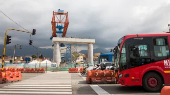 Trabajadores de la primera línea del Metro de Bogotá protestaron tras incumplimiento de pagos