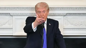 Desaprobación de Donald Trump. / Foto: AFP.