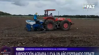 Gobierno insiste en destrabar proyecto de jurisdicción agraria estancado en el Congreso desde 2024