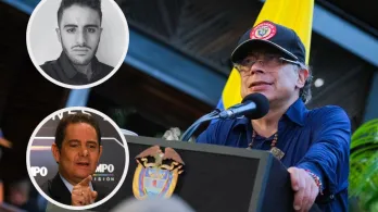 Petro decreta dos días de duelo nacional. / Fotos: Presidencia, FLIP y AFP.