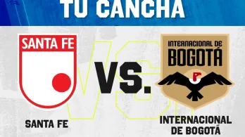 Santa Fe vs. Inter de Bogotá. 