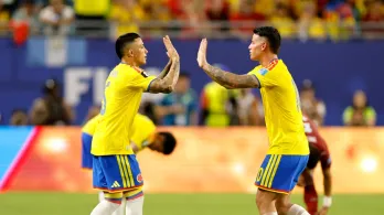 Colombia en el mundial. / Foto: AFP.
