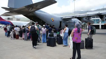 Colombianos repatriados desde Venezuela tras los terremotos