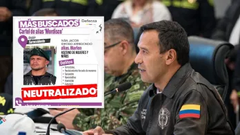 MinDefensa anuncia la neutralización de alias Marlon. / Fotos: MinDefensa.