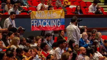 No al fracking desde la ONU. / Foto: AFP.