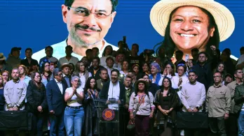 Oposición del pacto histórico. / Foto: AFP.