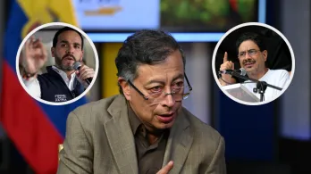 Petro sobre votaciones. / Fotos: AFP.