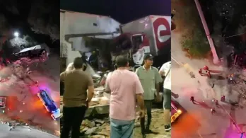 Dos muertos y ocho heridos en accidente de una tractomula en Girón