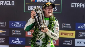 Tatiana Calderón rompe récords en Brasil: es la primera mujer en ganar en la general del NASCAR