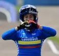 Mariana Pajón, por su tercer oro olímpico así llega la delegación colombiana de BMX a París.